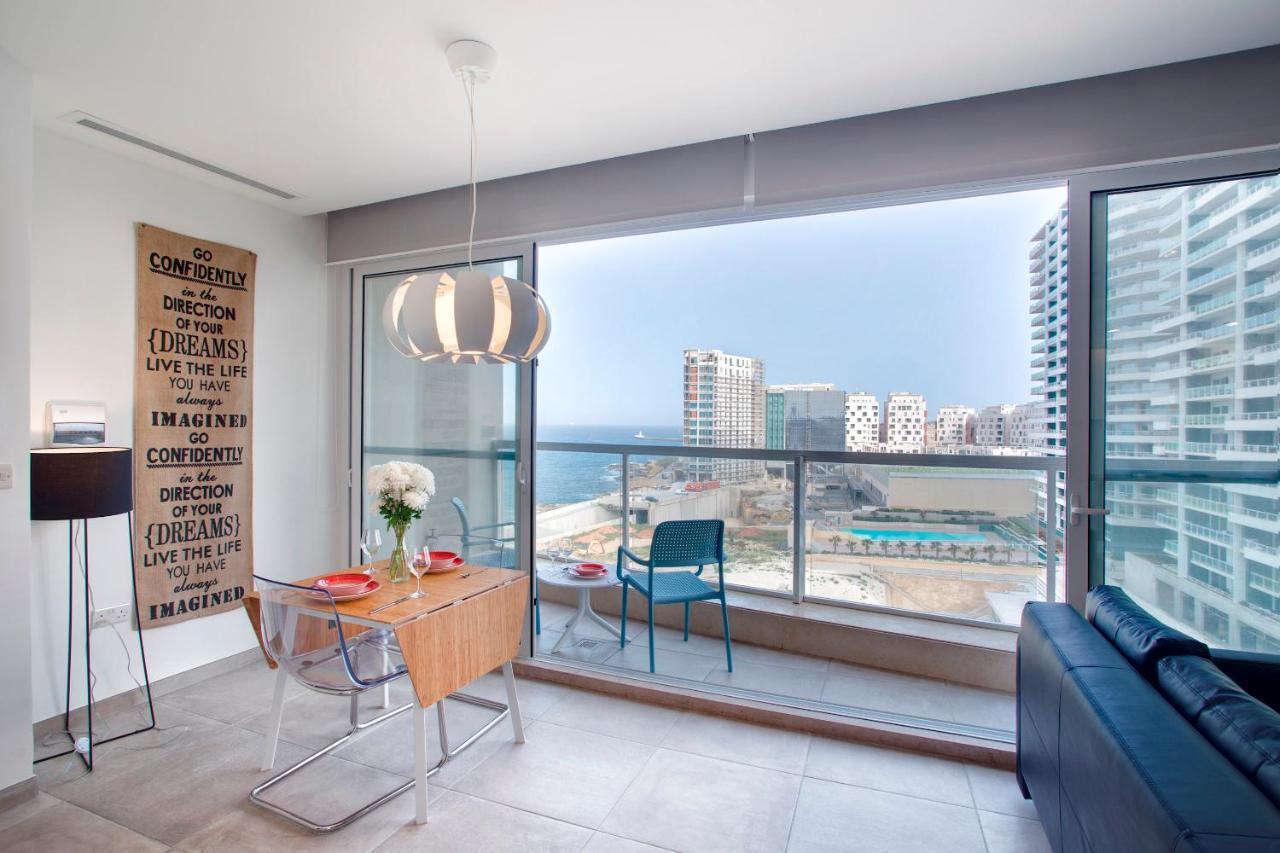 סליאמה Modern Seaview Apartment In A Prime Location מראה חיצוני תמונה